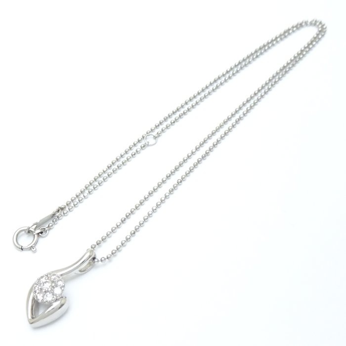 ダイヤモンド ネックレス ダイヤモンド0.30ct Pt900プラチナxPt850プラチナ /75979【中古】 ダイヤモンド ネックレス ダイヤモンド0.30ct Pt900プラチナxPt850プラチナ /75979【中古】