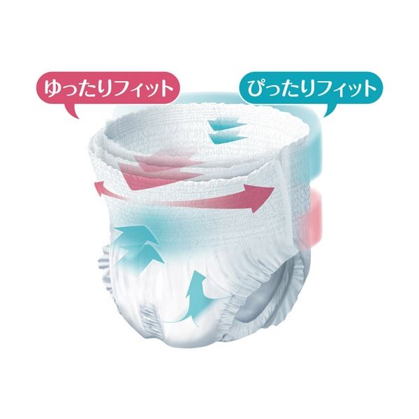 （まとめ）白十字 サルバ やわ楽パンツ うす型 M-L 1パック（24枚） [x5セット]