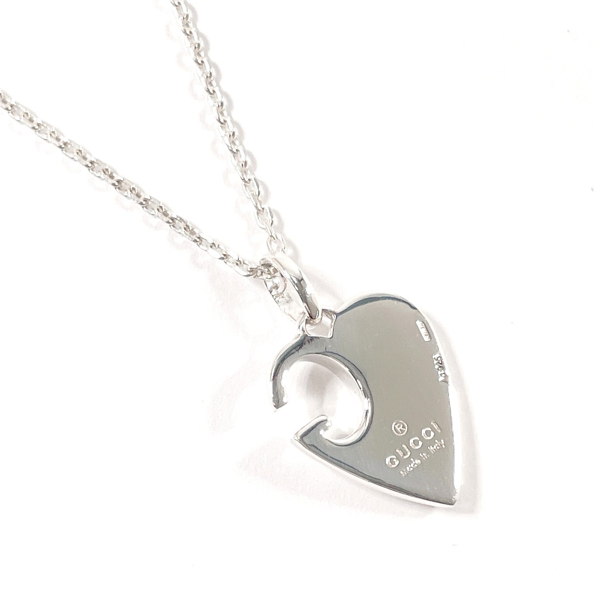 233963 J8400 8106 Gロゴ ハート ネックレス シルバー シルバー925 レディース 233963 J8400 8106 Gロゴ ハート ネックレス シルバー シルバー925 レディース