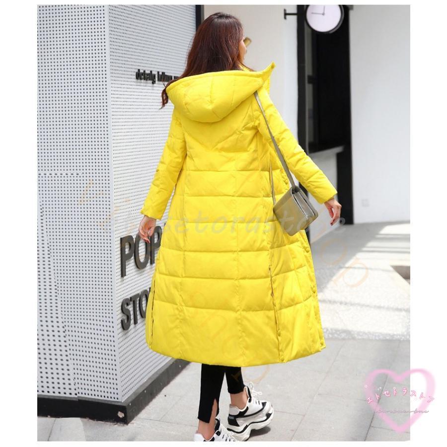 人気沸騰新柄追加 ダウンコート レディース ロング丈 ダウンジャケット アウター エレガント ファスナー ロングコート 秋 冬 おしゃれ カジュアル 防寒 防風 冬服 通勤