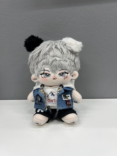 H.O.T. ぬいぐるみ 5体セット 韓国アイドル ファンメイド ドール ぬい服 10cm 20cm かわいい ロリータ風 猫耳 メイド お洋服