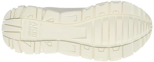 [アキクラシック] スニーカー AKIII URBAN TRACKER INITIAL BIG LOGO CREAM/BLACK (CBL) 24.0 cm