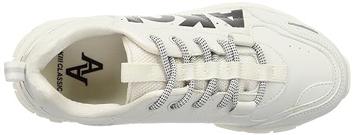[アキクラシック] スニーカー AKIII URBAN TRACKER INITIAL BIG LOGO CREAM/BLACK (CBL) 24.0 cm