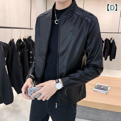 メンズ ファッション 秋冬 革 ジャケット スリムフィット 韓国 モーター サイクル シープスキンジャケット ビジネス ソフト レザージャケット メンズ ファッション 秋冬 革 ジャケット スリムフィット 韓国 モーター サイクル シープスキンジャケット ビジネス ソフト レザージャケット