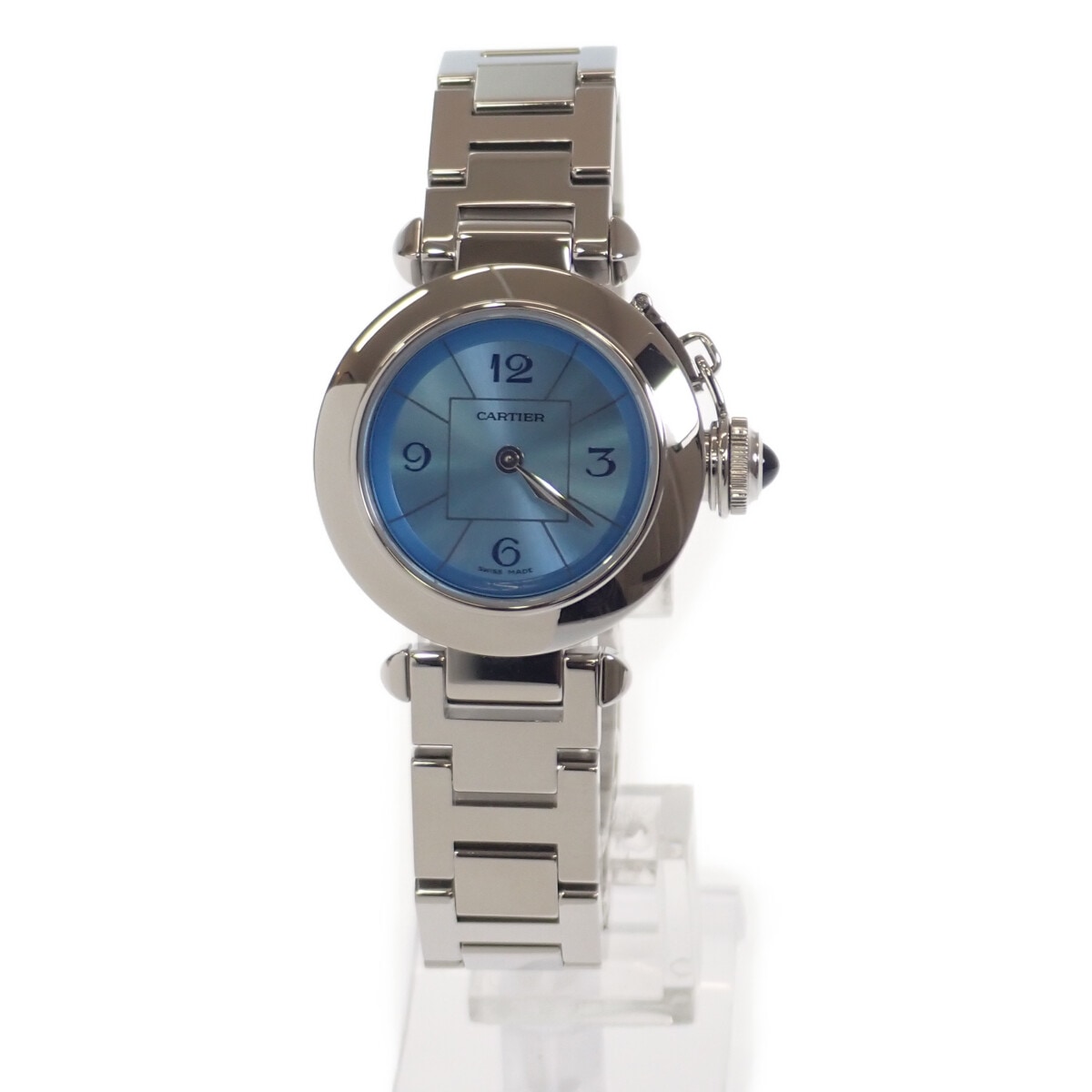 【Aランク】 ミスパシャ 日本限定 1周年記念モデル レディース 腕時計 W3140024 ステンレス ブルー文字盤 クォーツ