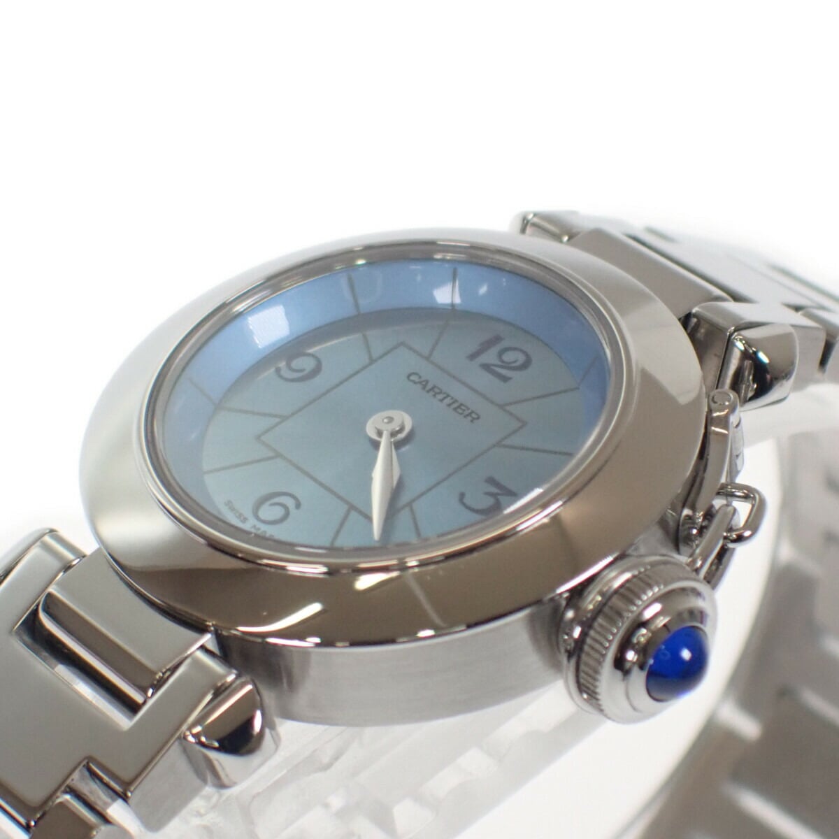 【Aランク】 ミスパシャ 日本限定 1周年記念モデル レディース 腕時計 W3140024 ステンレス ブルー文字盤 クォーツ