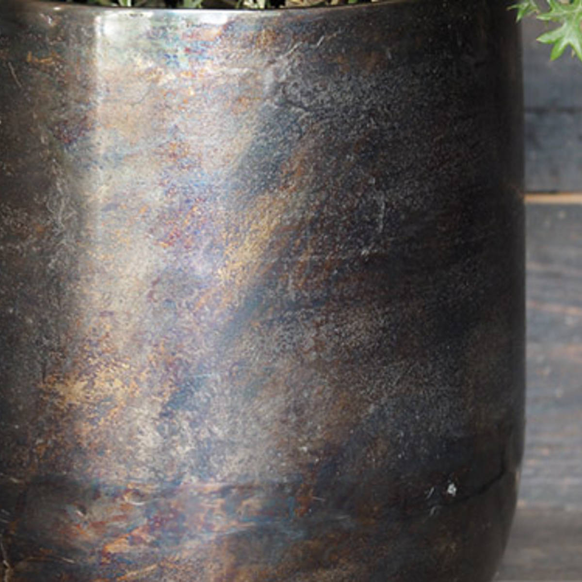 植木鉢 AM4ベース アルミ 直径15x高さ16cm プラントポット 植物用ポット 花器 鉢カバー ポット 花瓶 丸 植木鉢カバー プラスチック 植物 花 観葉植物 園芸 インテリア 底穴なし