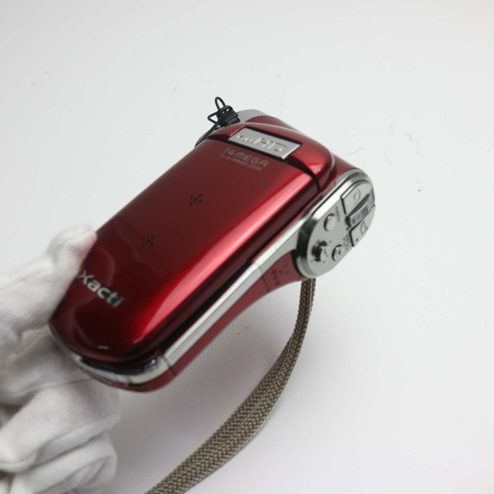 美品 DMX-CG100 レッド SANYO Xacti デジタルビデオカメラ 236