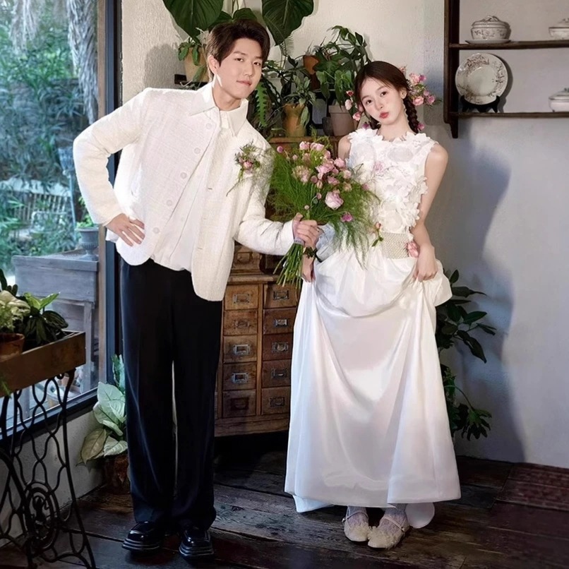 ロングドレス レディースドレス レトロドレス 花柄 披露宴 演奏会 ホワイト 可愛い エレガント パーティー 二次会 ステージ イベント 発表会 袖なし ワンピース 魅力的 女性用 フランス風 森 ロングドレス レディースドレス レトロドレス 花柄 披露宴 演奏会 ホワイト 可愛い エレガント パーティー 二次会 ステージ イベント 発表会 袖なし ワンピース 魅力的 女性用 フランス風 森