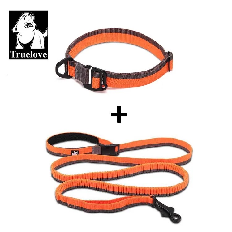 Truelove 犬用ランニングバンジーリーシュ 手持ちウエストウェア 調節可能なナイロン弾性 格納式犬用リード ランニング ジョギング ウォーキング用 Truelove 犬用ランニングバンジーリーシュ 手持ちウエストウェア 調節可能なナイロン弾性 格納式犬用リード ランニング ジョギング ウォーキング用