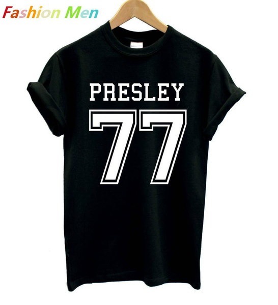 エルビスプレスリーシャツThe Hillbilly Cat Shirt PRESLEY 77レタープリントレディースTshirtsコットンカジュアルFunn エルビスプレスリーシャツThe Hillbilly Cat Shirt PRESLEY 77レタープリントレディースTshirtsコットンカジュアルFunn