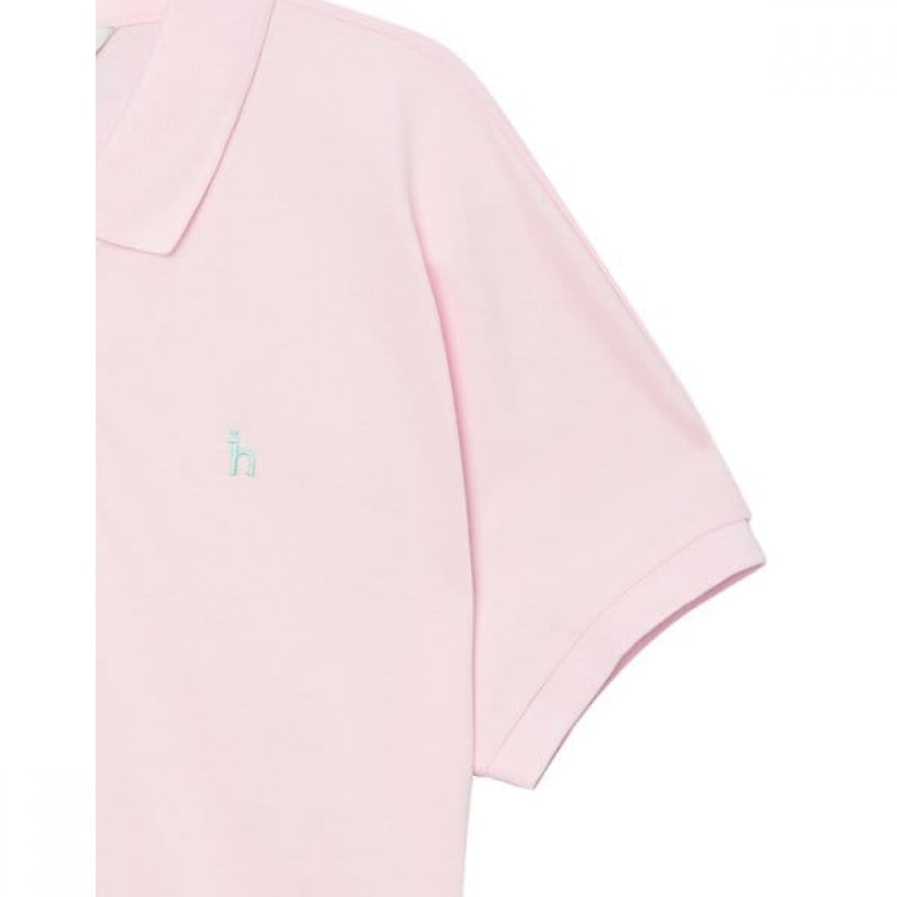 [24SS] ピンク ソリッド 綿混紡 半袖 HSTS4BC35P1