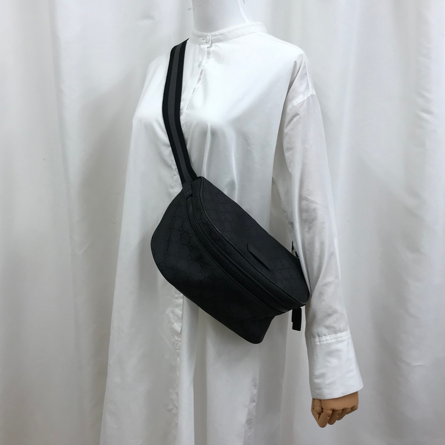 GGナイロン 449182 ボディバッグ sh【中古】 GGナイロン 449182 ボディバッグ sh【中古】
