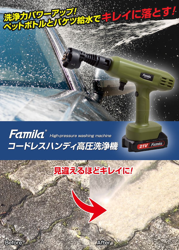 高圧洗浄機 圧倒的な洗浄力 許容圧力：14MPa 吐出水量：5.5L/min 東西