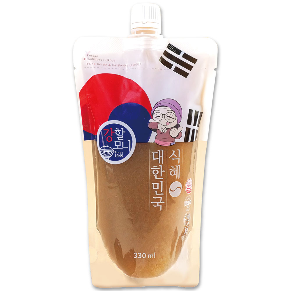 【冷凍】 カンハルモニ 大韓民国 シッケ 10袋セット 330ml / 韓国伝統飲料