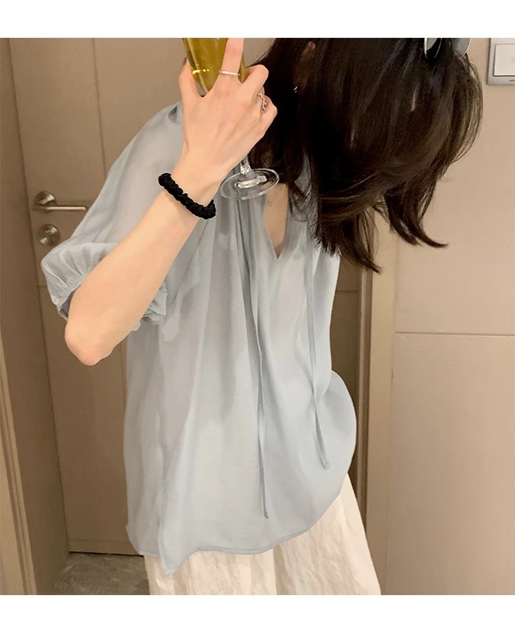 トップス ブラウス 袖あり 半袖 大人可愛い きれいめ シンプル カジュアル 大人 上品 おしゃれ お洒落 大人女子 こなれ感 ラフ エレガント 春 夏 2023 10代 20代 30代 40代