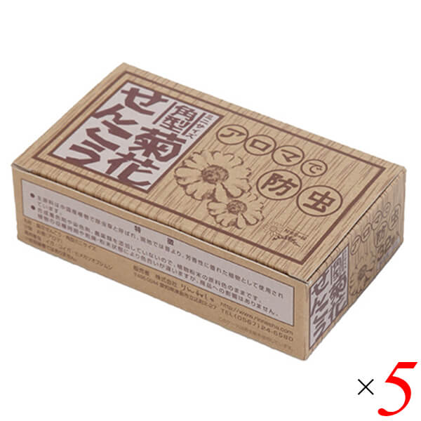 りんねしゃ 菊花せんこう角型ミニサイズ 3時間用 32巻入 5個セット