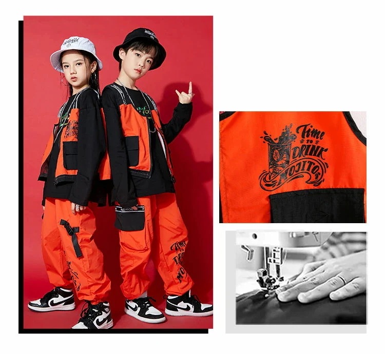 全3色 ダンス衣装 キッズダンス ヒップホップ オレンジ ライトグリーン ホワイト ベスト ズボン 白 黒 半袖 Tシャツ女の子 男の子 ストリート系 ガールズ ダンスウェア 発表会 応援団 団体服 全3色 ダンス衣装 キッズダンス ヒップホップ オレンジ ライトグリーン ホワイト ベスト ズボン 白 黒 半袖 Tシャツ女の子 男の子 ストリート系 ガールズ ダンスウェア 発表会 応援団 団体服