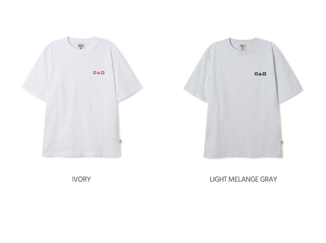 [WAU x SQUID GAME] イカゲームグラフィックTシャツ 2色 Graphic T-Shirt 2color / ユニセックス