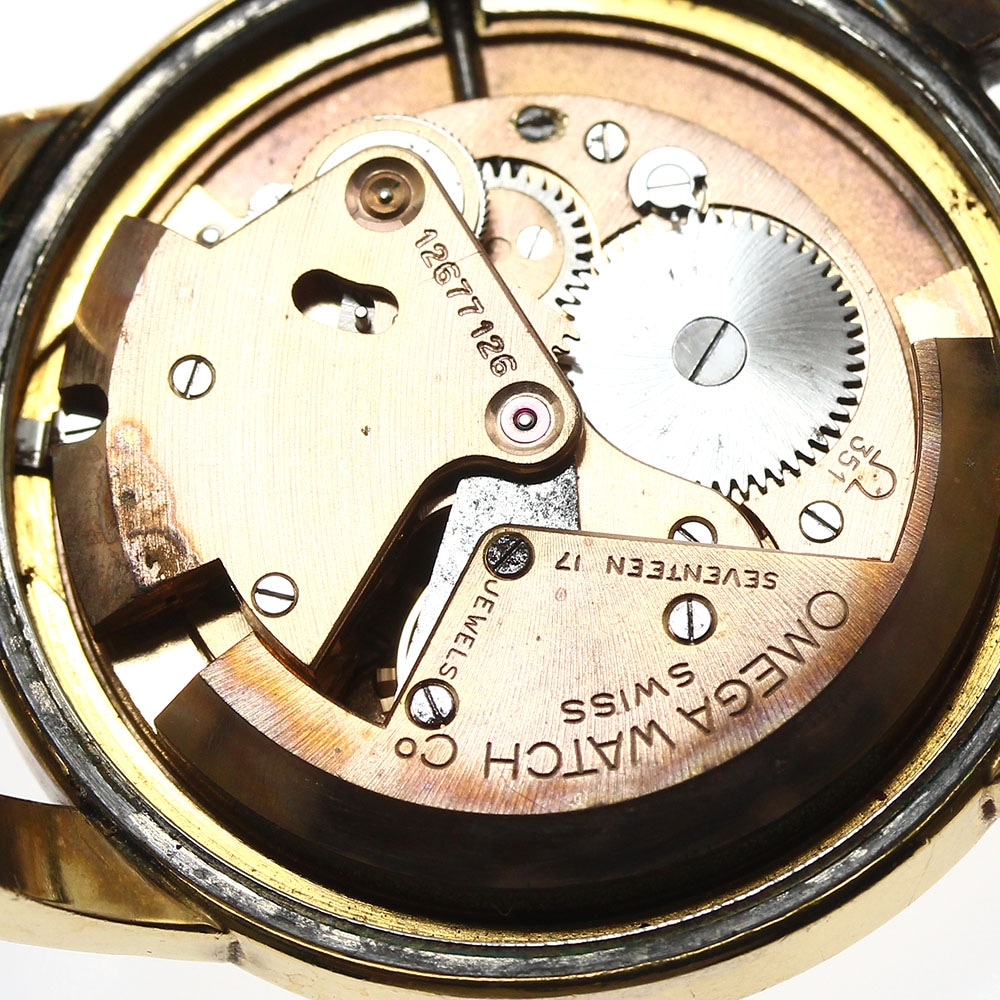 オメガ OMEGA 2577-6 シーマスター ハーフローター Cal.351 自動巻き メンズ _881440【中古】 オメガ OMEGA 2577-6 シーマスター ハーフローター Cal.351 自動巻き メンズ _881440【中古】