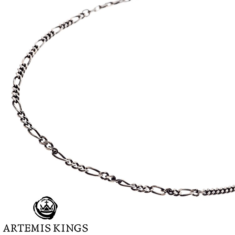 アルテミスキングス ARTEMISKINGS ガンマミックス シルバー ネックレス 全長45-50cm キュービックジルコニア SILVER925 スターリングシルバー アクセサリー メンズ レディー