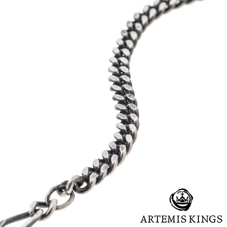 アルテミスキングス ARTEMISKINGS ガンマミックス シルバー ネックレス 全長45-50cm キュービックジルコニア SILVER925 スターリングシルバー アクセサリー メンズ レディー