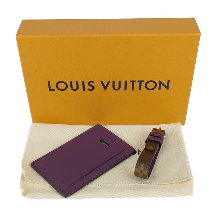 超美品 LOUIS VUITTON ルイ ヴィトン ネームタグ ポルト アドレス
