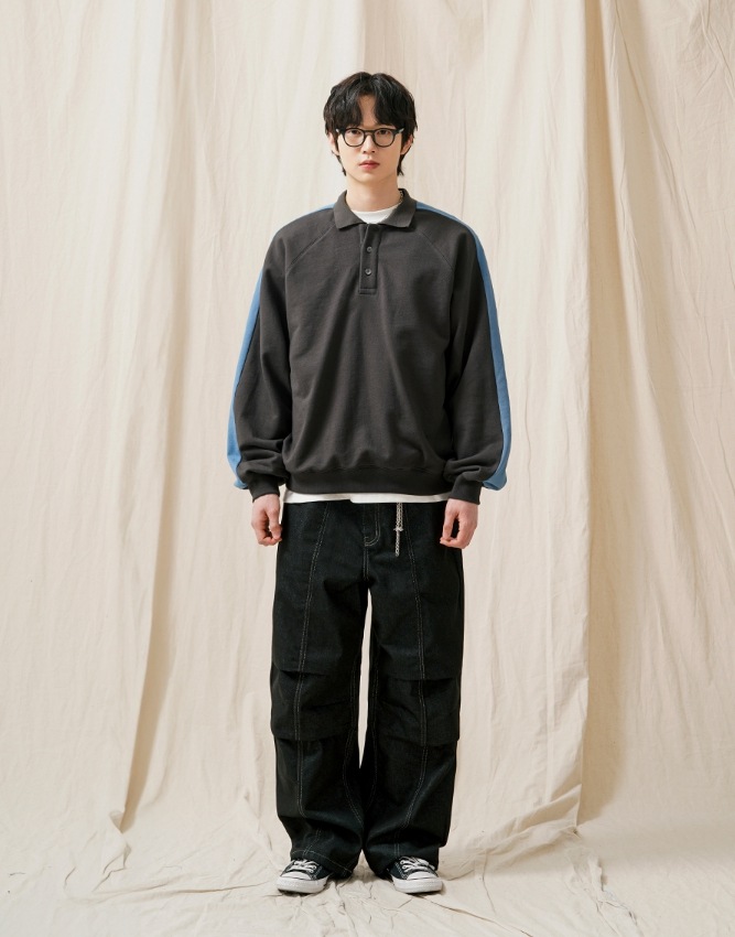 [JEMUT]★MIDDLE WIDE PARASUIT DENIM PANTS Wide Parachute Denim Pants | UNIQLO US