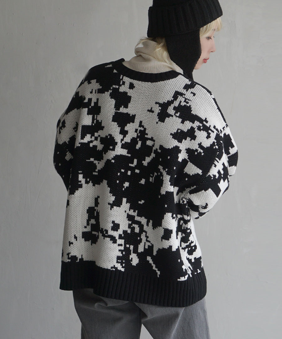 カーディガン レディース / モード な模様が今年らしい トップス カーデ 羽織り 羽織 ニット ニットウェア セーター ニットカーデ 長袖 長そで Vネック 大きいサイズ 秋 ピクセルVネック ニッ カーディガン レディース / モード な模様が今年らしい トップス カーデ 羽織り 羽織 ニット ニットウェア セーター ニットカーデ 長袖 長そで Vネック 大きいサイズ 秋 ピクセルVネック ニッ