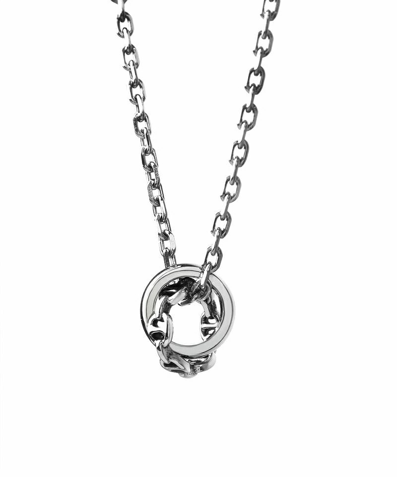 ネックレス メンズ レディース 限定展開 LH-1 アンカーチェーン ダブルリングネックレス サージカルステンレス316L LH-03NE071 【ネコポス】 ネックレス メンズ レディース 限定展開 LH-1 アンカーチェーン ダブルリングネックレス サージカルステンレス316L LH-03NE071 【ネコポス】