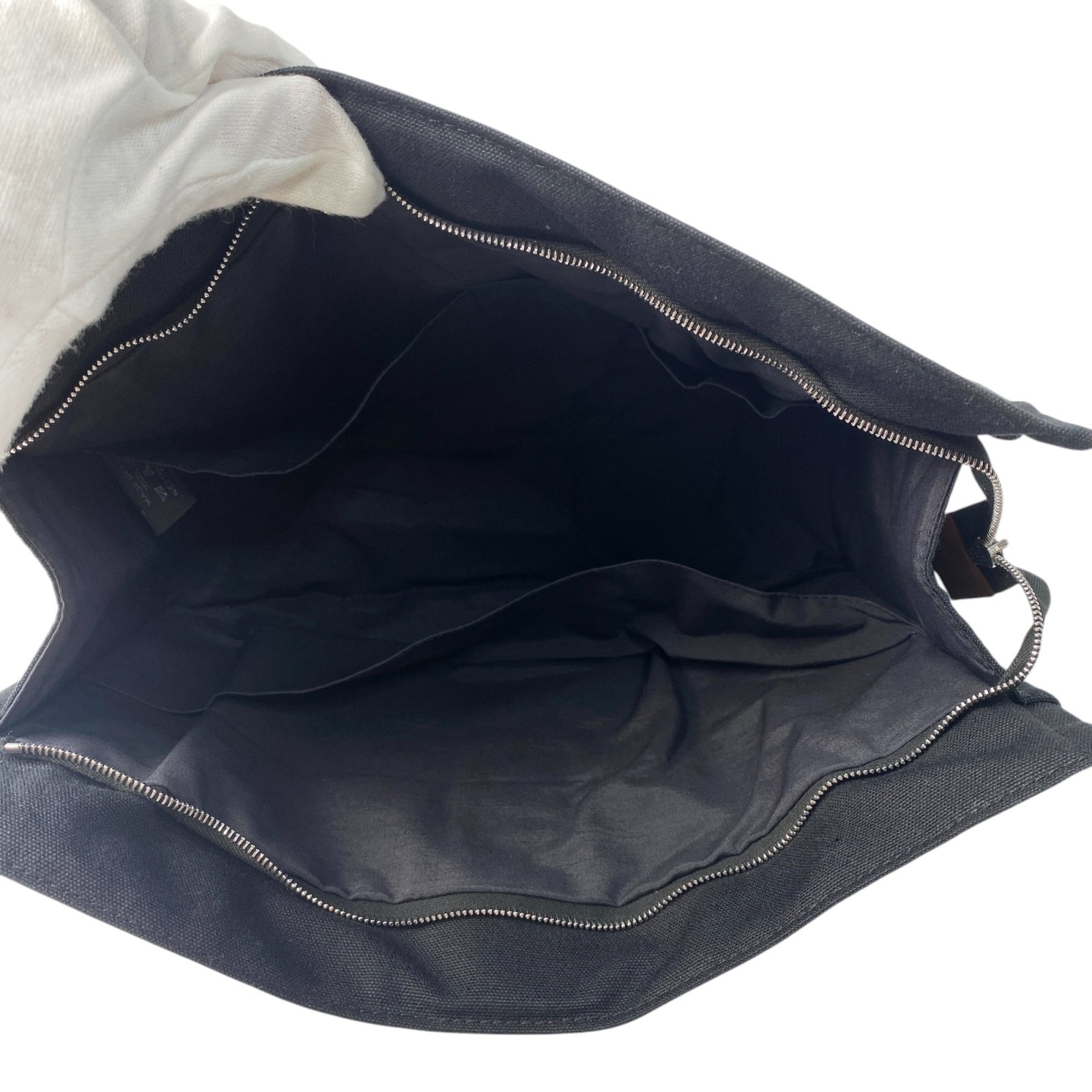 未使用 エルメス HERMES メンズ フールトゥ ポーチ クラッチバッグ 小物入れ キャンバス