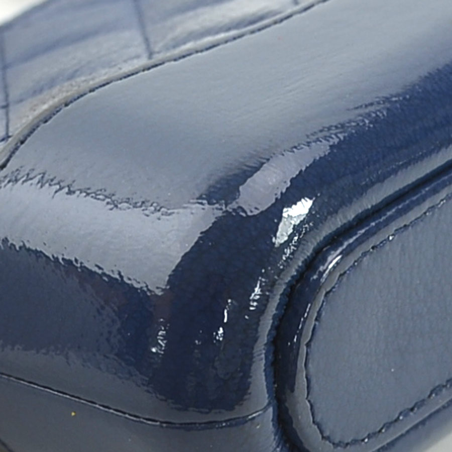 シャネル CHANEL ショルダーバッグ ガブリエル レザー/エナメル ネイビーブルー シルバー/ゴールド レディース e59875a シャネル CHANEL ショルダーバッグ ガブリエル レザー/エナメル ネイビーブルー シルバー/ゴールド レディース e59875a