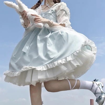 JSK少女 ロリータ ワンピース ドレスジャンパースカート イベント ハロウィン卒業式結婚式姫様