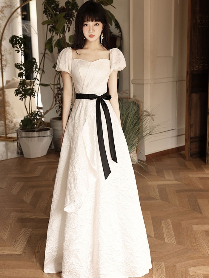 新品 ドレス 大人 ピアノ 発表会 演奏会用ドレス ロングドレス 演奏会 イブニングドレス 結婚式 母親 ピアノ発表会 中学生 パーティードレス 発表会ドレス 高校生 コンクール ロング 袖付き オフ