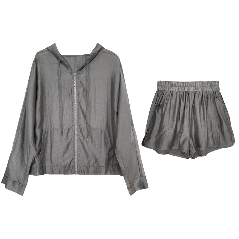 2点セット セットアップ 上下セット パーカー 長袖 前開き ファスナー ポケット ショートパンツ ウエストゴム 薄手 部屋着 ルームウエア かわいい 大人可愛い きれいめ シンプル 上品 おしゃれ 2点セット セットアップ 上下セット パーカー 長袖 前開き ファスナー ポケット ショートパンツ ウエストゴム 薄手 部屋着 ルームウエア かわいい 大人可愛い きれいめ シンプル 上品 おしゃれ