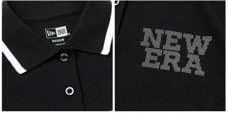 ニュー エラ ゴルフ WOMENS 半袖 ポロシャツ Dot NEW ERA Black トップス 女性用 レディース