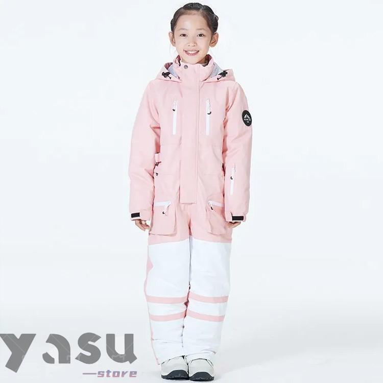 スキーウェア キッズ 撥水 つなぎ ベビー 男の子 女の子