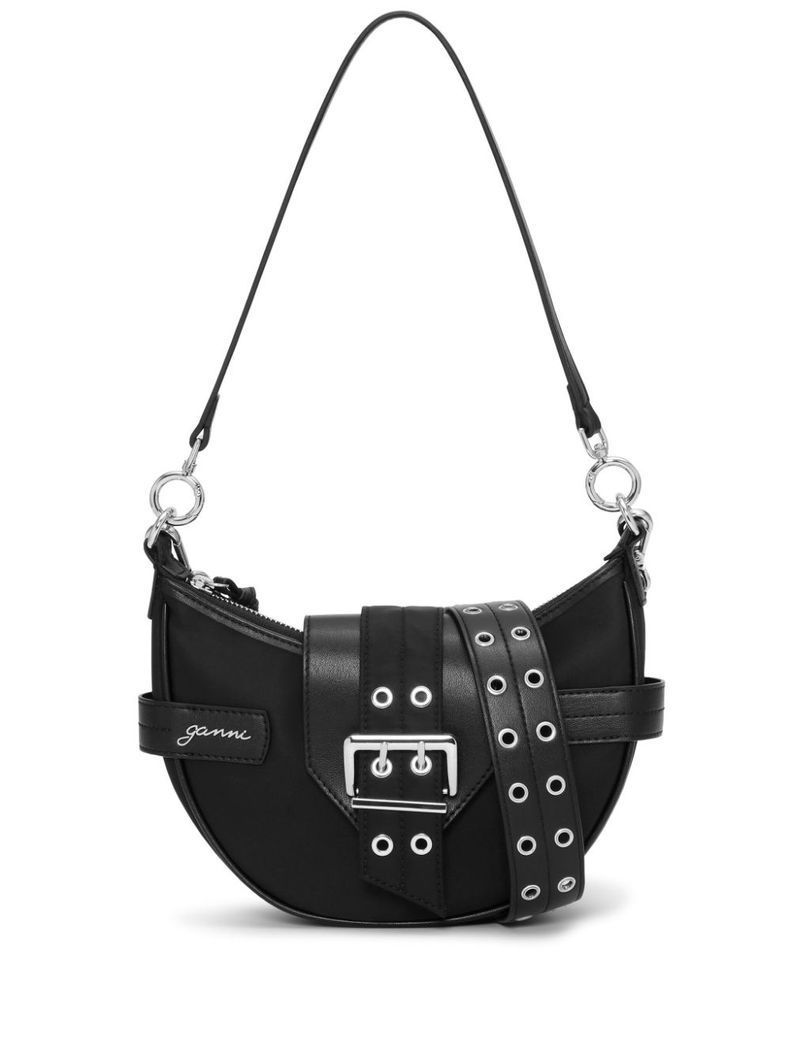 GANNI A6134 099 SMALL BUCKY CROSSBODYBAG