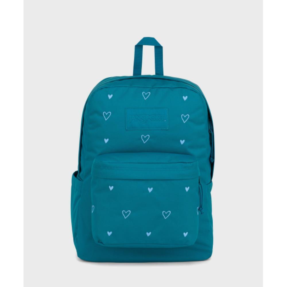 jansport Super Break Plus Laptop PARTY HEARTS GREEN JS0A jansport Super Break Plus Laptop PARTY HEARTS GREEN JS0A
