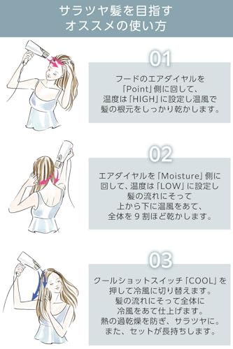テスコム ヘアドライヤー マイナスイオン 折りたたみ 大風量 速乾 冷温風 ラク抜きプラグ ione パープル TD430B-V/E テスコム ヘアドライヤー マイナスイオン 折りたたみ 大風量 速乾 冷温風 ラク抜きプラグ ione パープル TD430B-V/E