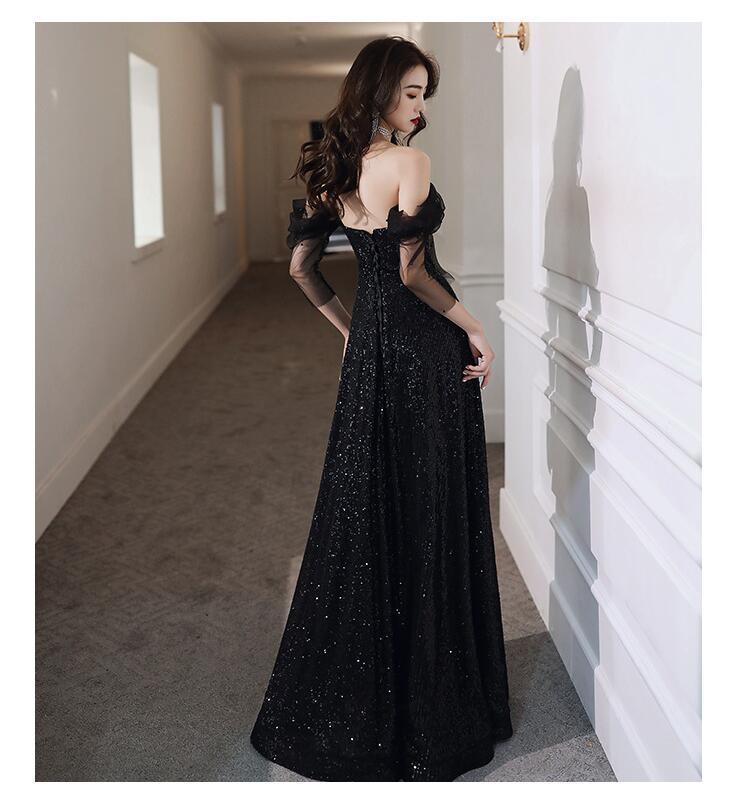 パーティードレス オフショルダー ナイトドレス ロング丈ドレス セクシー ウエディングドレス 演奏会 結婚式 忘年会 二次会 披露宴 ピアノ イベント