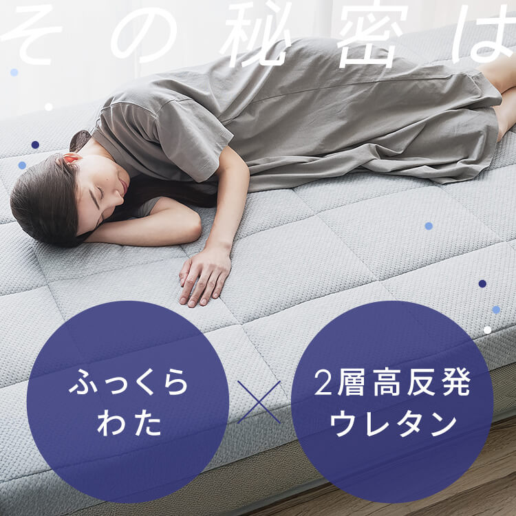 寝具 硬め 高反発 Fucca ふとん屋さんマットレス 厚さ18cm セミダブル グレー N2407M18SD-GY寝返り 寝心地 敷き布団 圧縮ロール梱包 体圧分散 肩 3層構造 寝具 硬め 高反発 Fucca ふとん屋さんマットレス 厚さ18cm セミダブル グレー N2407M18SD-GY寝返り 寝心地 敷き布団 圧縮ロール梱包 体圧分散 肩 3層構造