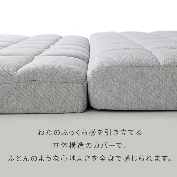 寝具 硬め 高反発 Fucca ふとん屋さんマットレス 厚さ18cm セミダブル グレー N2407M18SD-GY寝返り 寝心地 敷き布団 圧縮ロール梱包 体圧分散 肩 3層構造 寝具 硬め 高反発 Fucca ふとん屋さんマットレス 厚さ18cm セミダブル グレー N2407M18SD-GY寝返り 寝心地 敷き布団 圧縮ロール梱包 体圧分散 肩 3層構造