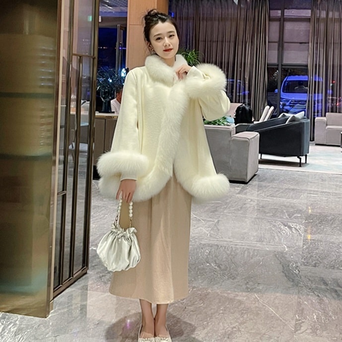 レディース マント コート トレンチコート ポンチョ 防寒コート ファー 防寒対策 暖かい もこもこ ふわふわ 大人可愛い ママコーデ ママファッション 韓国系 オルチャン 人気 トレンド 新作 20