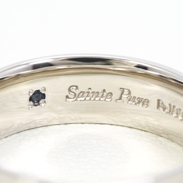 セントピュール PT1000 リング 指輪 14号 サファイア 総重量約7.1g ジュエリー 中古 セントピュール PT1000 リング 指輪 14号 サファイア 総重量約7.1g ジュエリー 中古