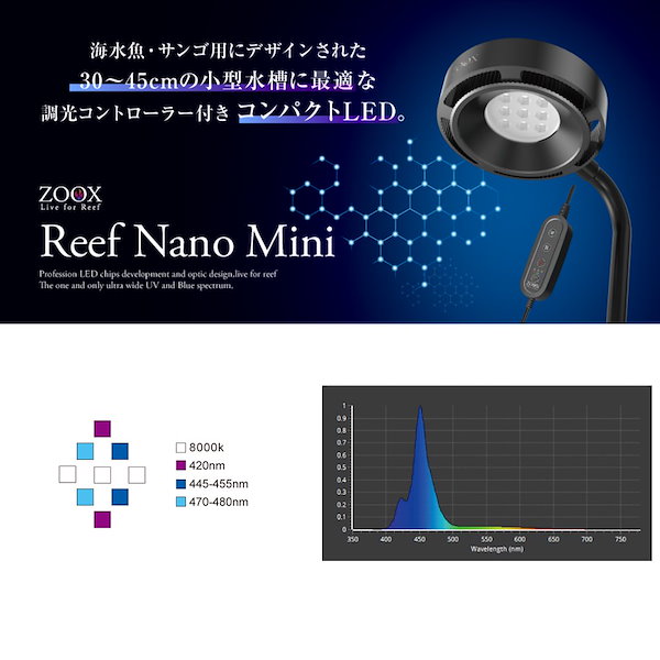 ZOOX リーフナノミニ Amazon.co.jp: ZOOX リーフナノミニ 30〜45cm水槽用 観賞魚用