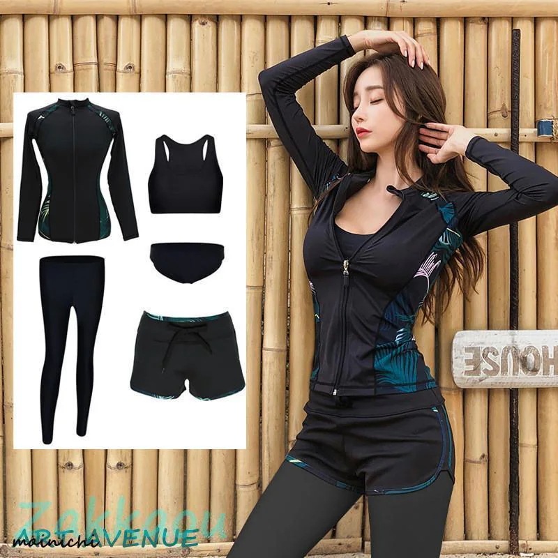 出荷が早い-水着セット 長袖 ラッシュガード 上下セット 親子水着 家族水着 カップル水着 ファミリー水着 日焼け防止 速乾性 サーフィン スポーツ