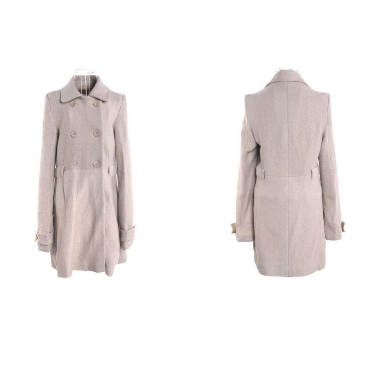 ダブルボタンウールコート コート コート ロング ロング丈