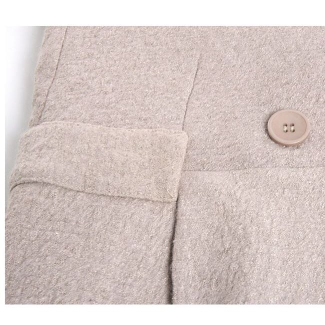 ダブルボタンウールコート コート コート ロング ロング丈