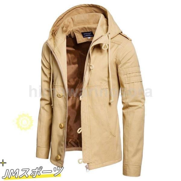 ダウンジャケット メンズ 中綿ジャケット 中綿コート フード付き 防風 防寒ジャケット キルティング 厚手 アウター 防寒着 綿入れ 防風 服